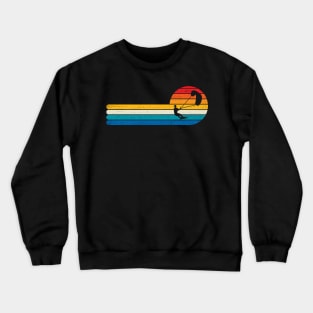 Kitesurfing Quote Vintage Colors Look Crewneck Sweatshirt